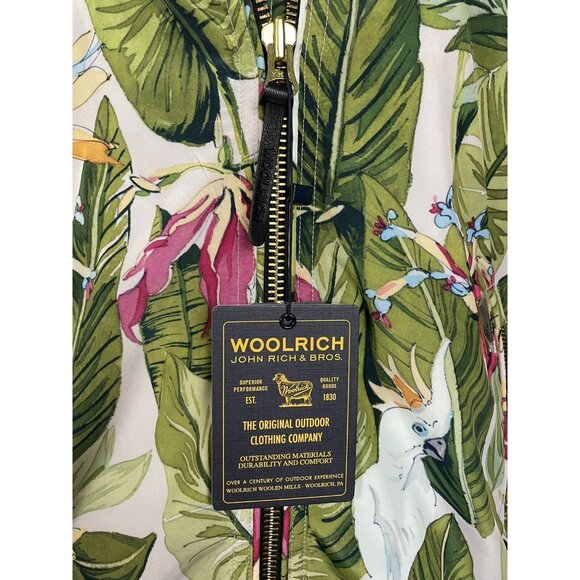 Woolrich Chemung Bomber Jacket Womens Size S Tropical NWT - Picture 5 of 12